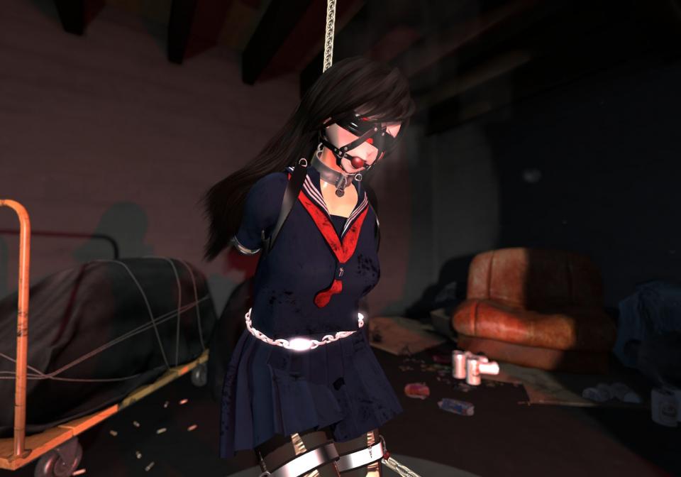 P站动画 画师 ：  ターちゃん（42） [学生（水手服）,堵嘴,眼罩/蒙眼]