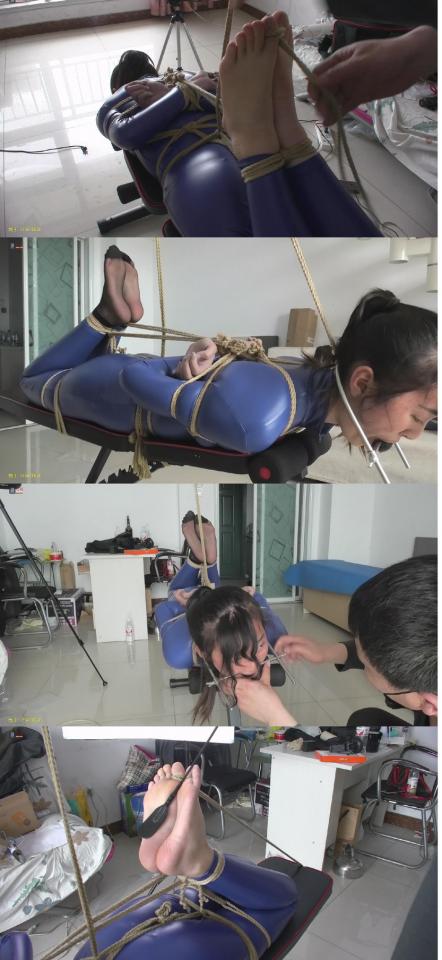 [Bondage Elegance] Ms. Ning&#039;s Tryout Pt. 1 ©Bondage Elegance<br><br>Summary:<br><br>This is our new model's tryout, and she will be tied up on the workout bench that we bought in our studio, while wearing the blue latex. We are quite interested in her reactions of trying bondage her first time, and we were actually quite excited to see that she is having a lot of fun. The suspension bondage is also utilized since she wanted to try something unique, this bondage position is quite tough for some newcomers but she seems to be handling it like a champ. Anyway, hopefully you guys will enjoy this!