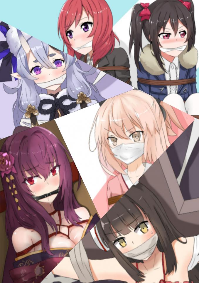 【水比璐】（原创）动漫套图第九弹 - 希望大家多多支持 [堵嘴,胸缚]