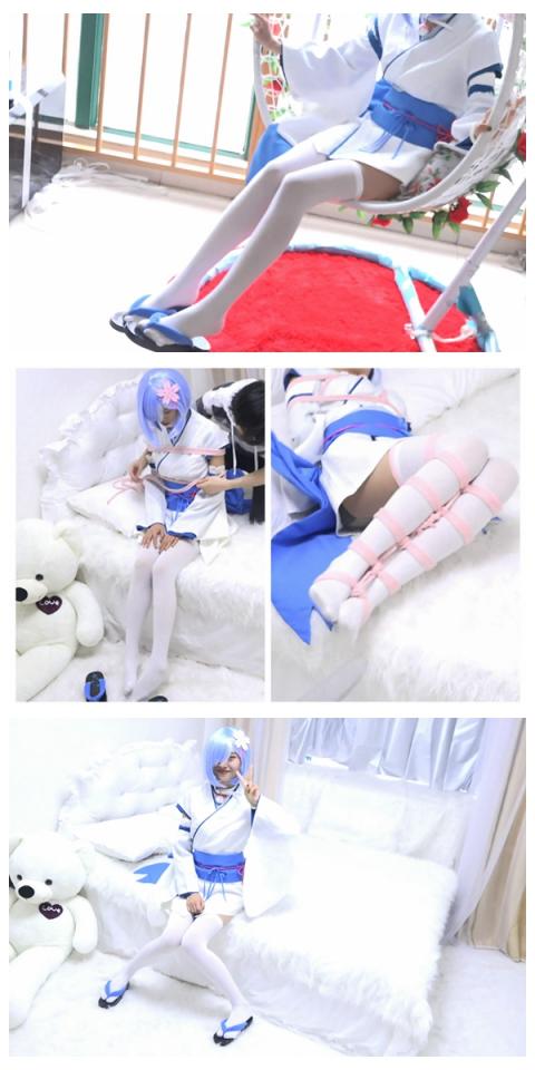 [Myself Studio] Rem In Distress ©Myself Studio<br><br>Summary:<br><br>One day, when I was browsing the internet, I was greeted by a pop-up, and that pop-up keeps filling my screen, frustrated, I decided to click the "agree the deal", and did not think of anything else. But soon after I clicked it, I heard someone knocking, when I opened the door, I met a young girl who is wearing the maiden suit. Because of my knowledge of anime, I recognized the girl is cosplaying Rem, but why? I soon realized that it is probably because of that pop-up I received on that sketchy internet...<br>