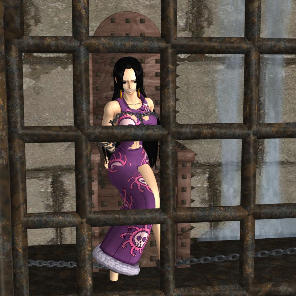 [原创]海贼王女神捆绑，堵嘴，关在笼子里 - 希望大家喜欢多多支持