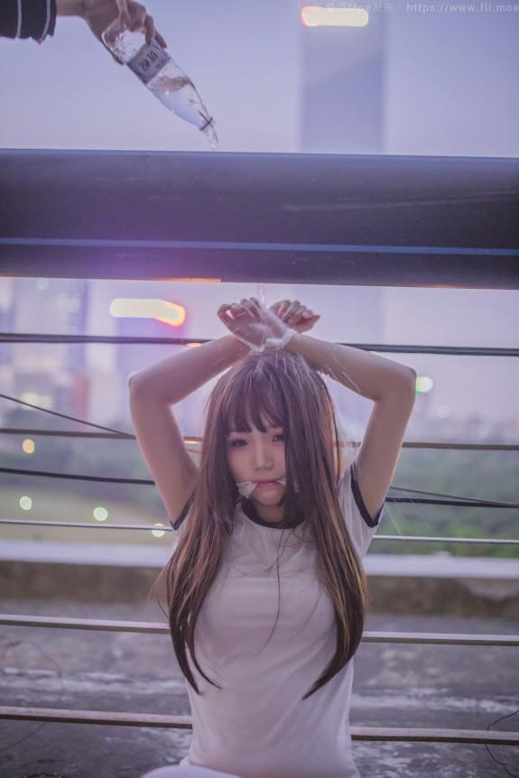 YoKo宅夏白丝体操服捆绑 [运动（健身服）,体操服,白丝,中国女孩]
