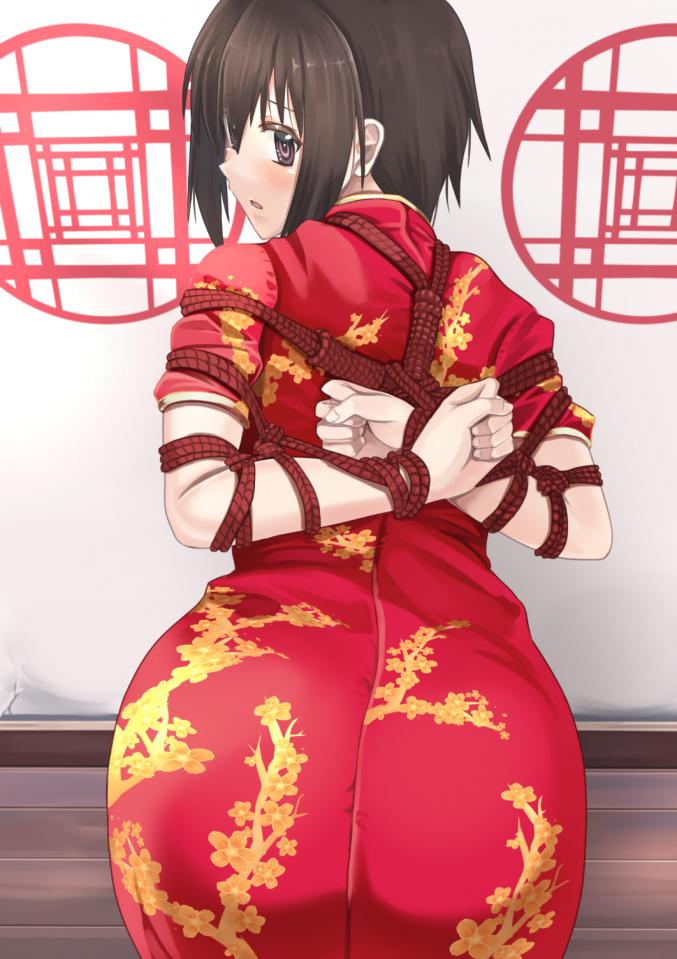  [Boxtie,Chi-pao,Japanese Anime]