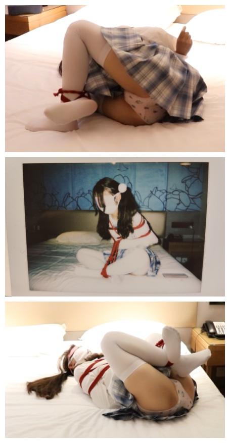 小萝莉の紧缚实验室--海老缚 小萝莉的无助挣扎 白丝脚趾无助扭动 小萝莉的紧缚实验室系列又来啦！这次小萝莉挑战的是海老缚！<br>老规矩 拿到手机或者自行脱缚即为挑战成功。<br>妹子的白丝脚趾扭动的样子真的是超级可爱！小屁股为了移动也在努力的扭来扭去，可以看到胖次哦。<br>喜欢萝莉无助挣扎的不要错过哦。<br>