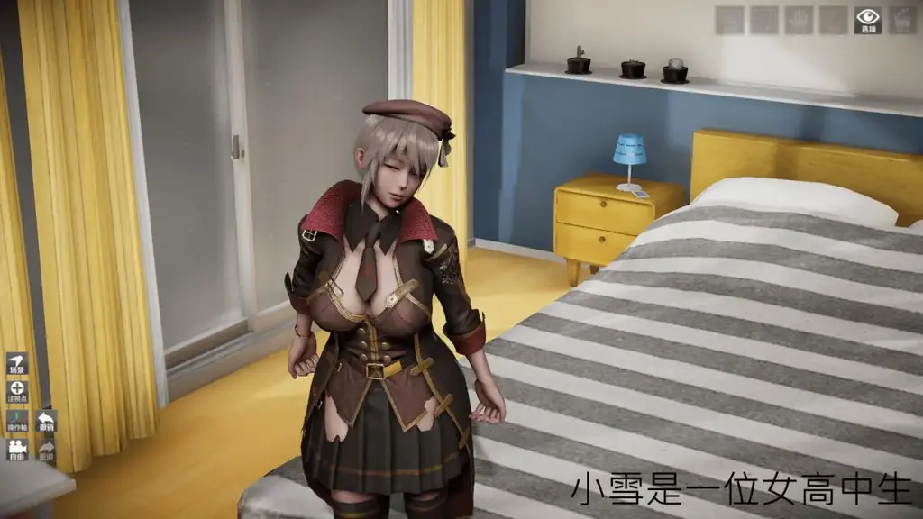 女学生和女教师的故事(一) - 这是我第一次做的图，用Playhome做的。可能有很多地方做得不太好，小卖个3钻 [国产动漫]