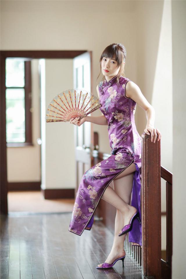 日本少妇生田衣梨奈旗袍写真高清图片 [民族（旗袍）]