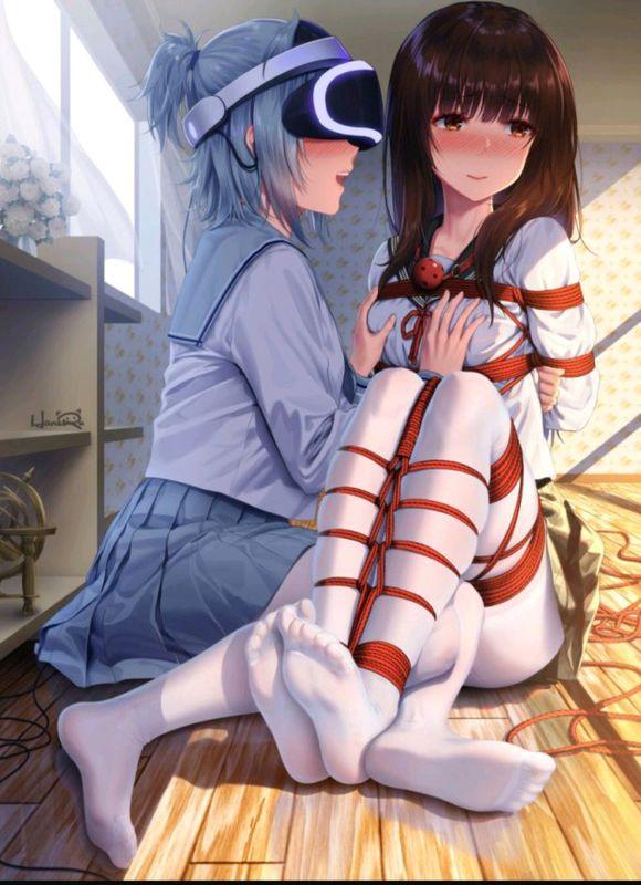 美图 [日式反绑,学生（水手服）,堵嘴,胸缚,日本动漫,白丝]
