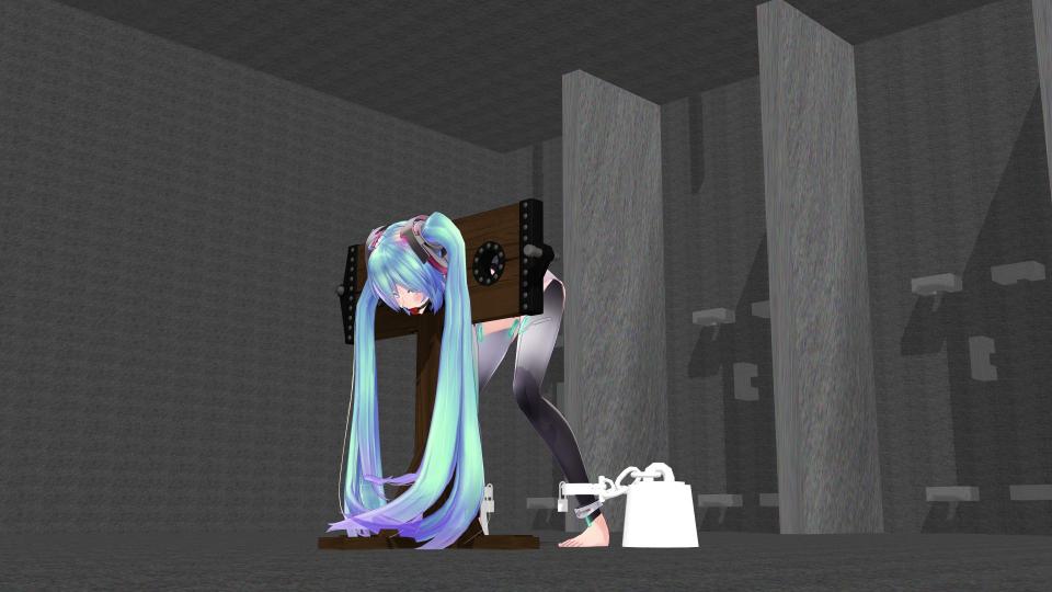MMD拘束 - 自己制作的mmd图片，对MMD拘束有兴趣的朋友不要错过，新人第一弹，新希望各位喜欢。 [日本动漫]