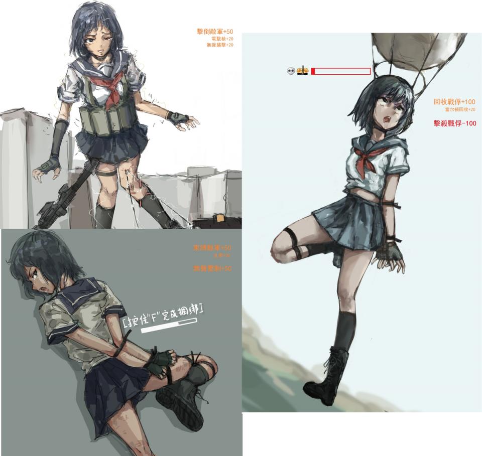  [Sailor suit,Japanese Anime,Games,Bound arms behind,Lesbian,story rich,Feet fetish]