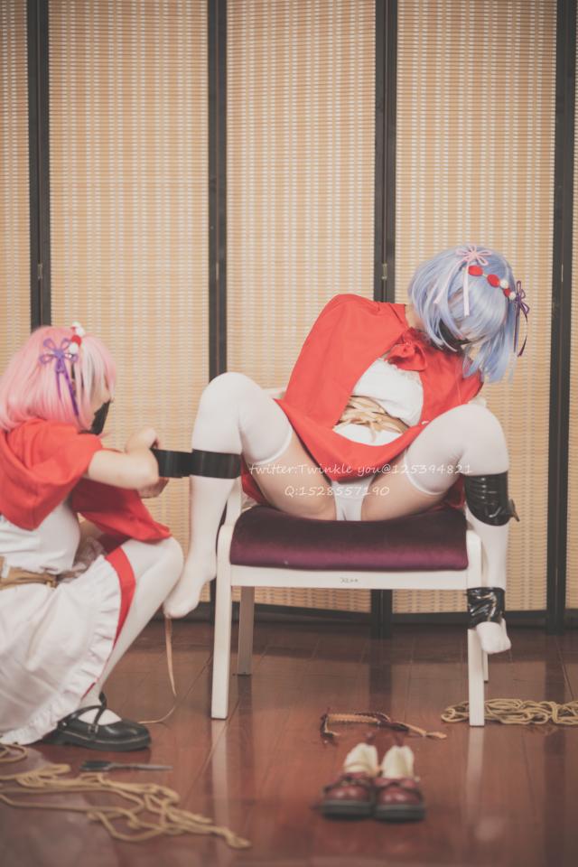 【绿帽学院】拉姆蕾姆 COSPLAY 姐妹调教 视频预告 - 拉姆调教蕾姆的一次，捆绑TK都是由妹子完成，图不多，所以就算作视频预告好了（疫情原因蕾米莉亚没有到场）