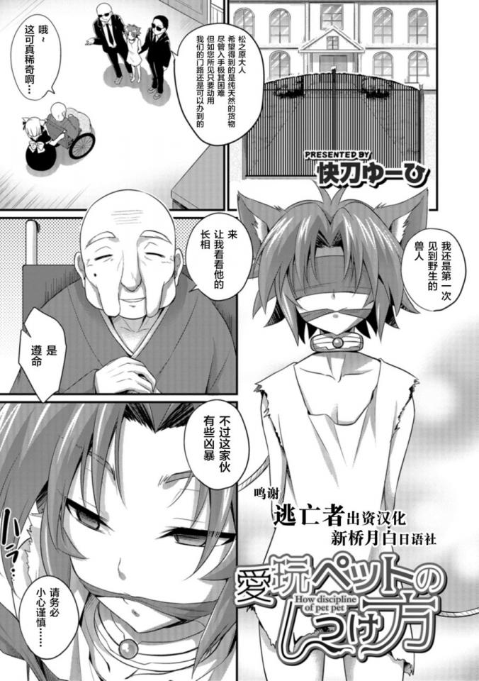 [快刀ゆーひ] 愛玩ペットのしつけ方 I+II+Extra [中国翻訳] [DL版] - 第一张就是封面哈 [Necomimi,Gag,Japanese Anime,Dog chain]