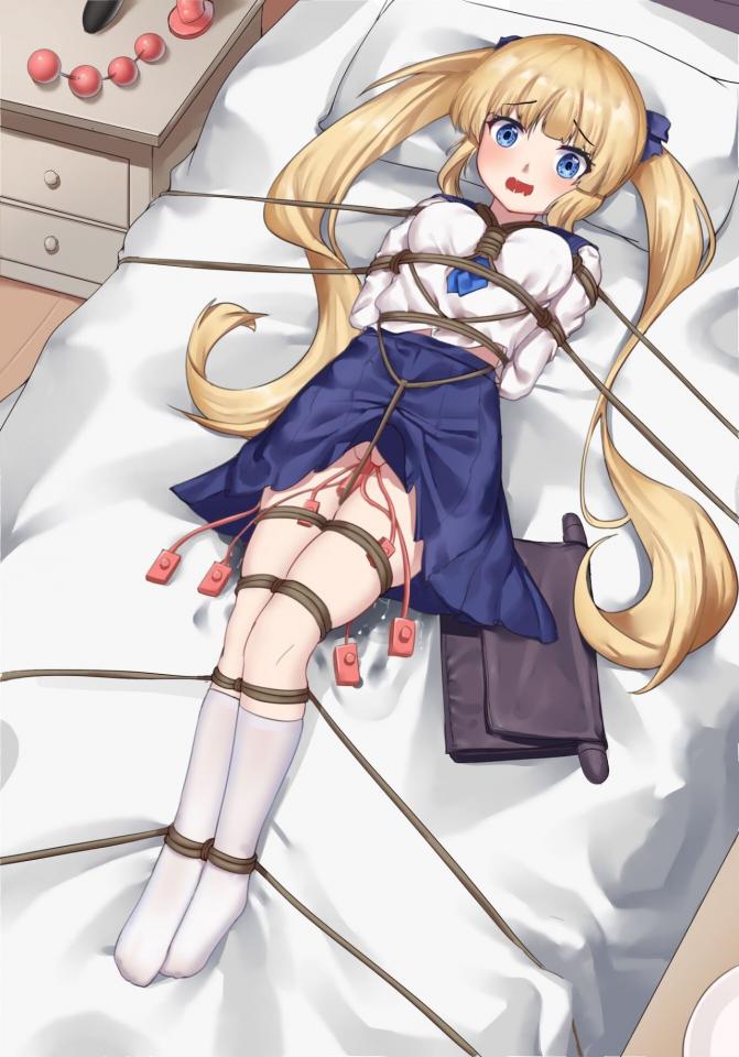 捆绑图 [Boxtie,Sailor suit,Breast bondage,Japanese Anime]
