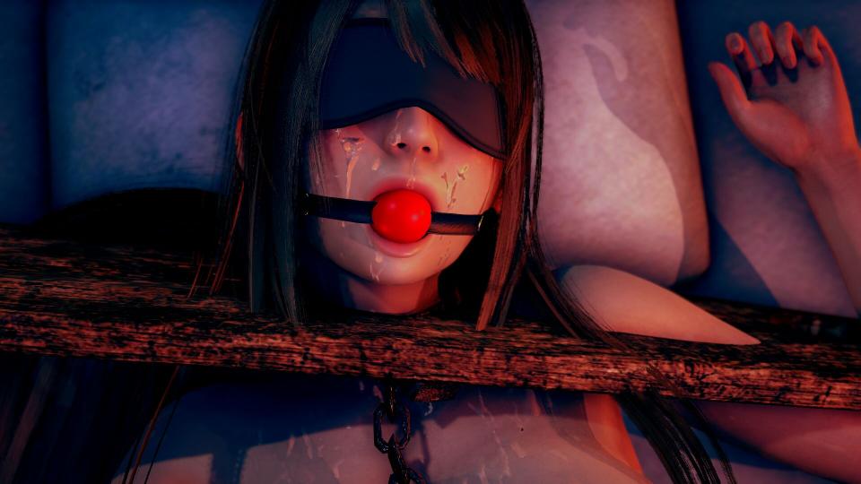 奴隶拉克丝2 - 更新 [Gag,3D CG,Blindfolded]