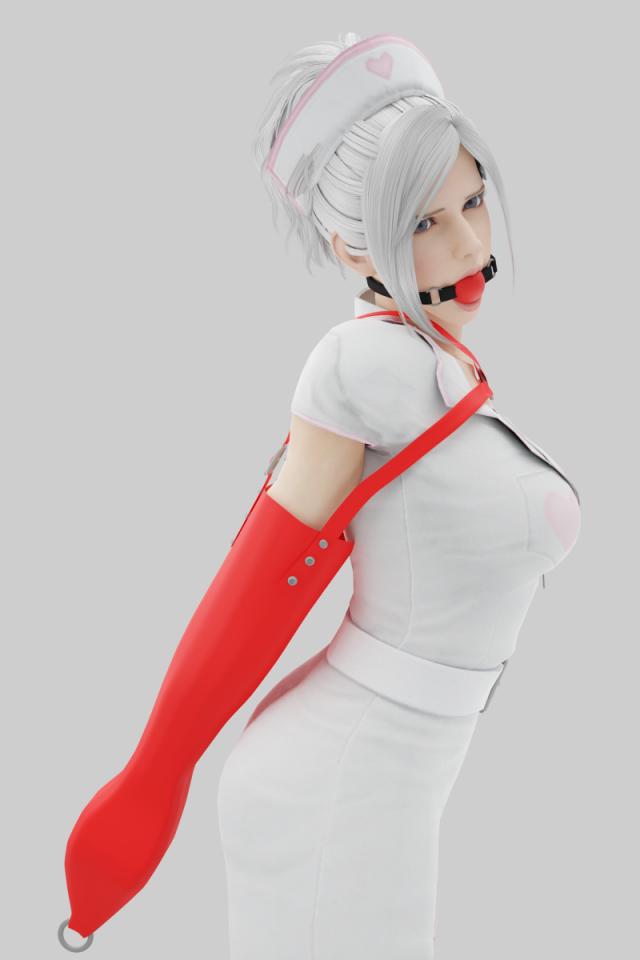 个人收藏（杂图） [堵嘴,职业（护士）,3D画,单手套]