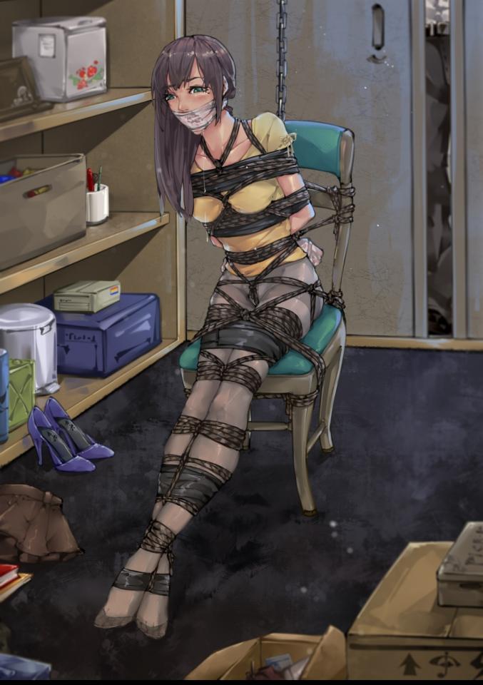 杂图 [堵嘴,日本美女,胸缚,日本动漫,股绳]