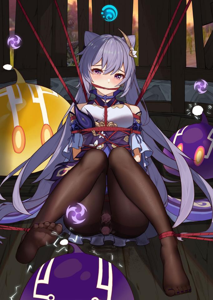 至臻绳艺图 [Boxtie,Pantyhose,Gag,Breast bondage,Japanese Anime,Bound arms behind,Viberator]