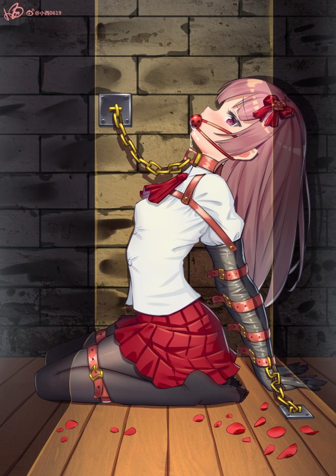 动漫图2 [Pantyhose,Gag,Chained up,Knees]
