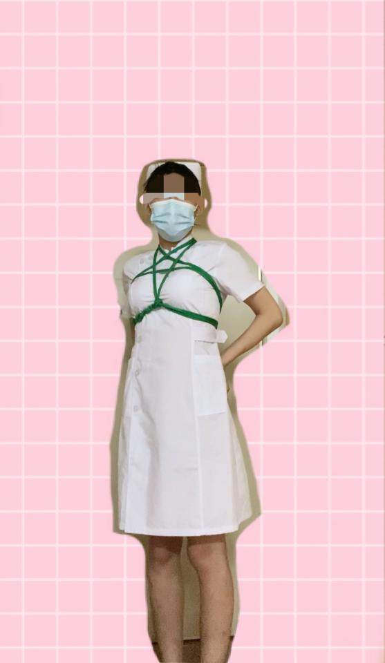 少年伪娘自缚（护士装） [胸缚,职业（护士）,伪娘]
