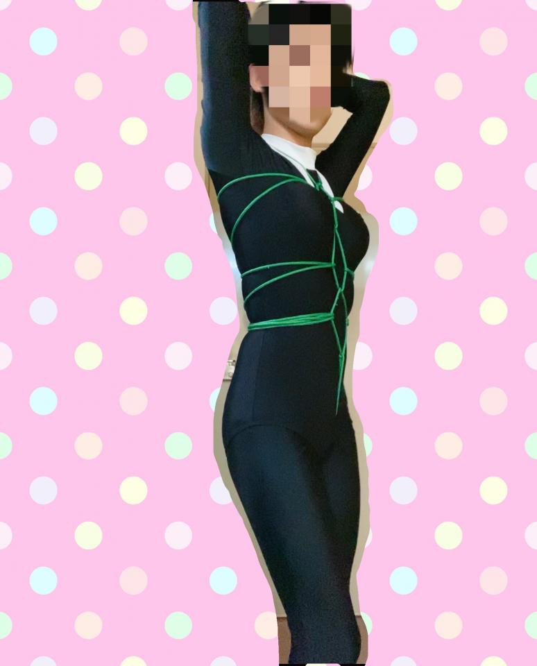 少年伪娘自缚（制服OL紧身衣） [龟甲缚,泳装（连体）,伪娘]
