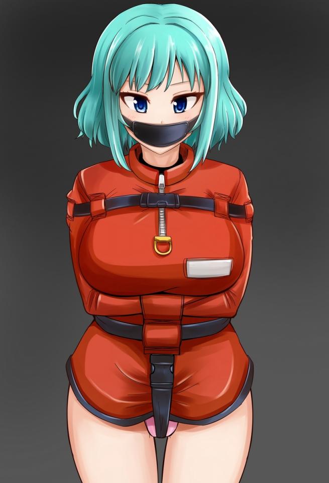 束缚衣紧缚，口塞，部分角色设计 - 作者：Rebake [Gag,Strait jacket,Belt]