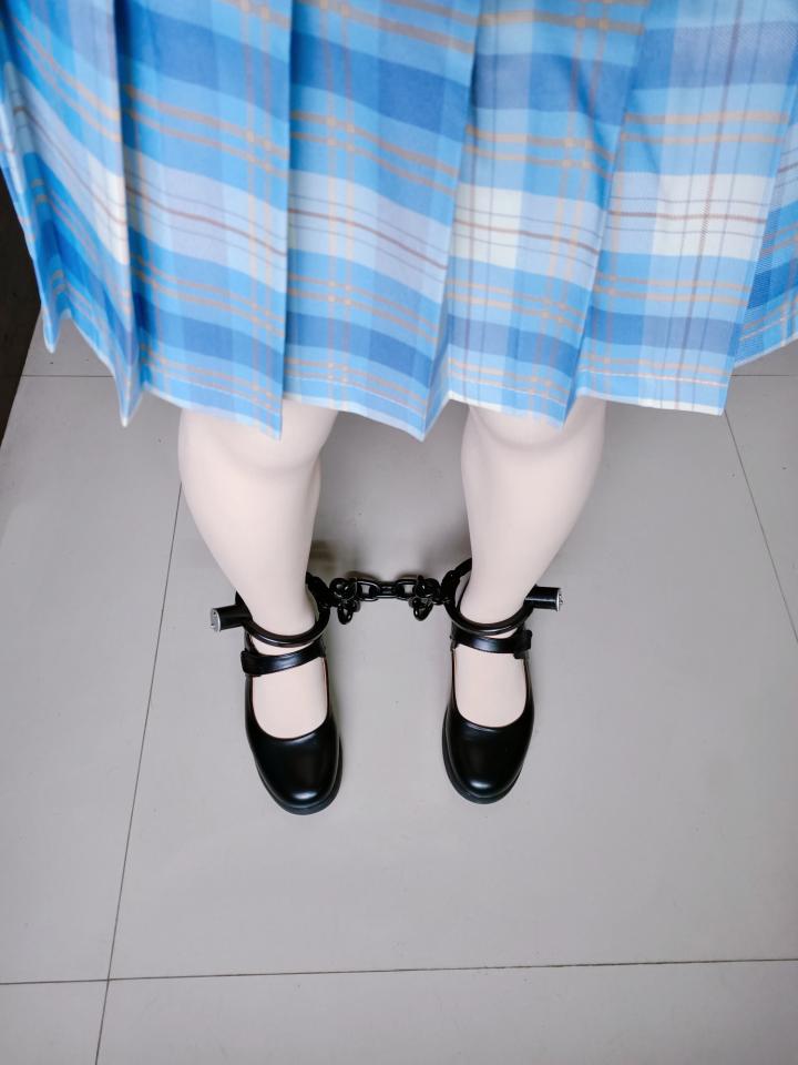 假期Vlog之镣铐自缚2 - 穿上我心爱的冰淇淋，锁住jiojio(*˘︶˘*).。.:*♡ [Anklet]