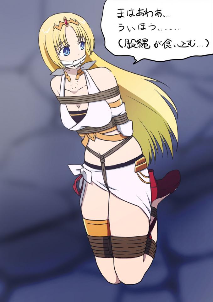捆绑图 [Gag,Crotch rope tie]