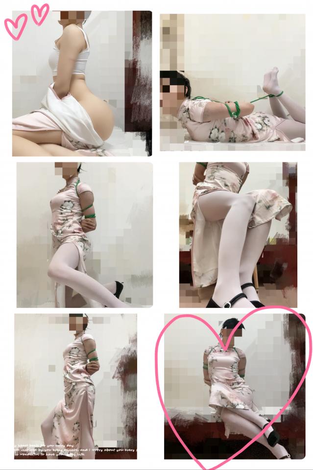 少年白丝旗袍（74p） - 大家支持一下 谢谢啦 不喜勿喷 大家喜欢什么服饰可以留言评论 [高手缚（中式五花）,民族（旗袍）,驷马（俯卧）,胸缚,肉丝,白丝,伪娘]