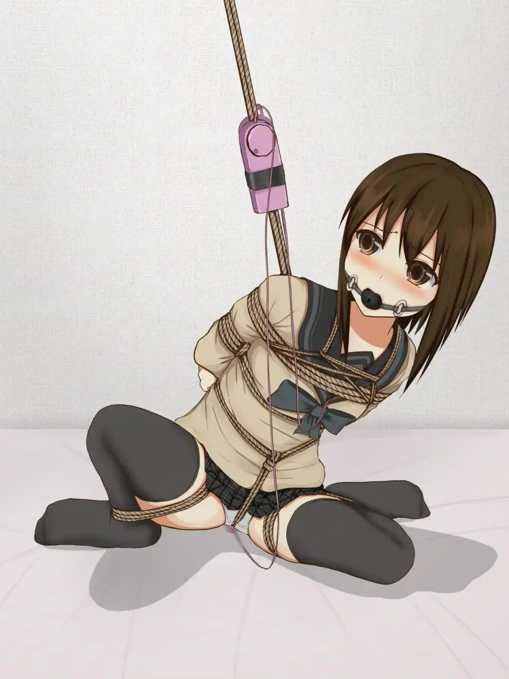  [Gag,Japanese Anime,Crotch rope tie]