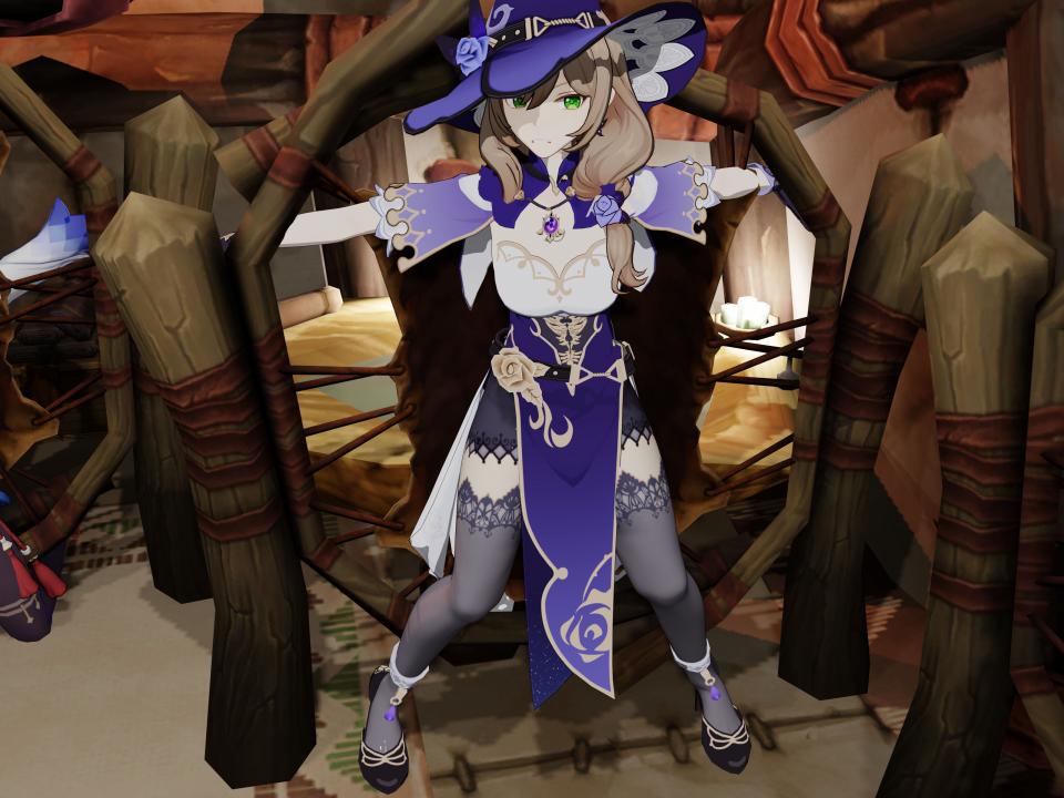 原神女神们被擒