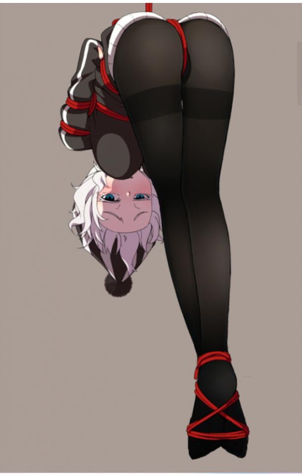  [Boxtie,Pantyhose,Suspension ,Breast bondage,Japanese Anime,Crotch rope tie,Bound arms behind]