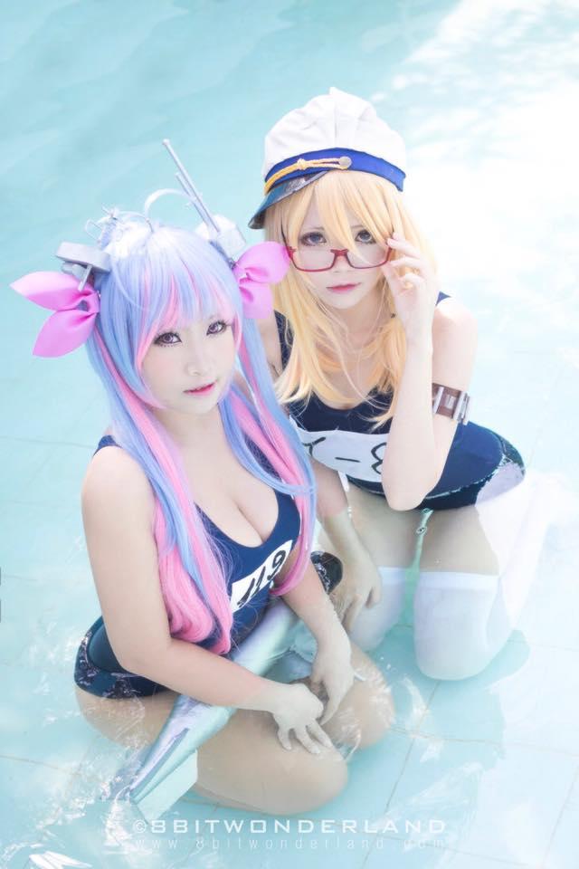 舰c 伊-19cos [泳衣,COSPLAY,日本美女]