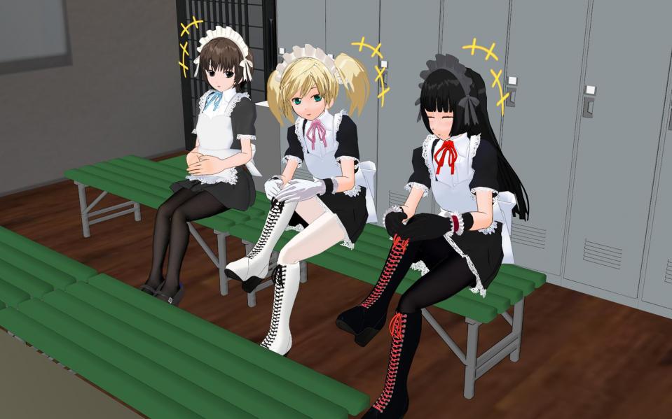 [bterm] 自縛少女冒險篇01 自縛少女與消臭PLAY [丝袜,职业（女仆）,白丝]