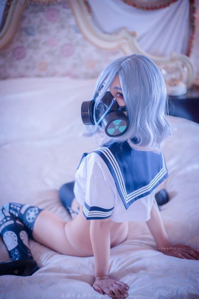死体ちゃんはサブカルガスマスクを手に入れたっ（第一弹） - 很细节的cosplay [日式反绑,日本动漫,长筒袜,防毒面具,丁字裤]