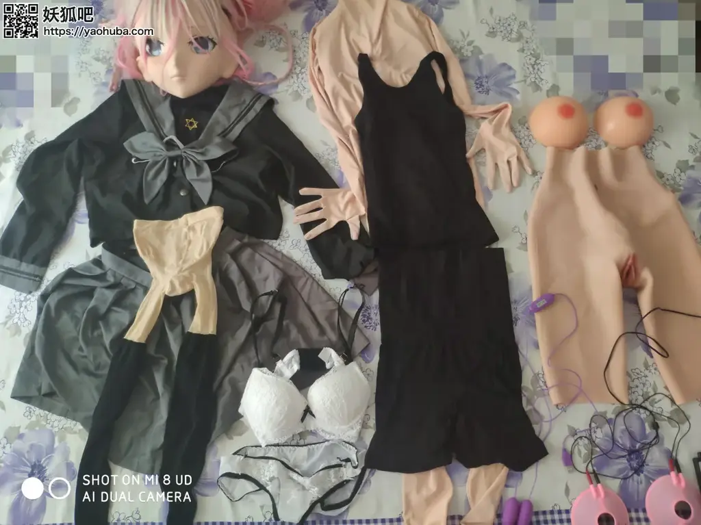 kigurumi jk少女穿着全过程 - 主人的任务罢了 满足大家的好奇 穿的时候拍了些图