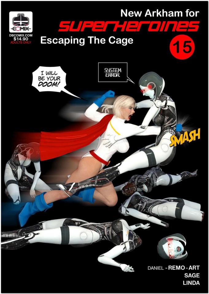 [DBComix] New Arkham For Superheroines 15 - Escaping The Cage - http://www.dbcomix.com/index.php/79-bondage-comics/340-new-arkham-for-superheroines-15-escaping-the-cage