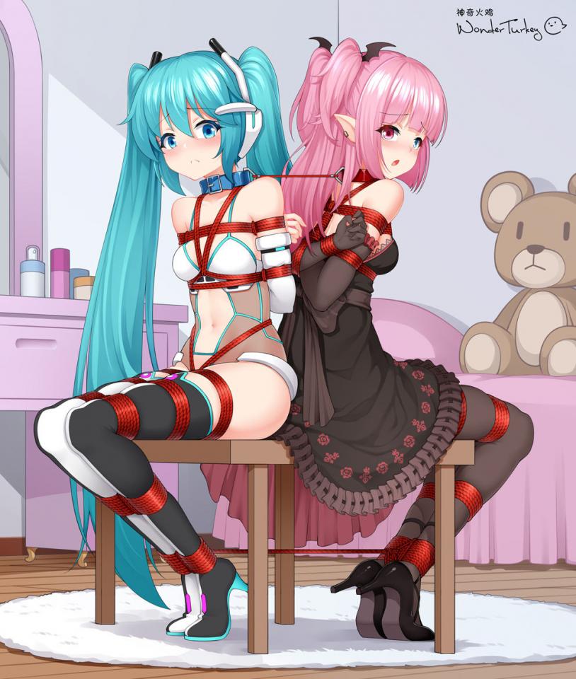 杂图 - 精美杂图 [Pantyhose,High heel,Japanese Anime,Dog chain,Multi-Bondage,Bound on chair]