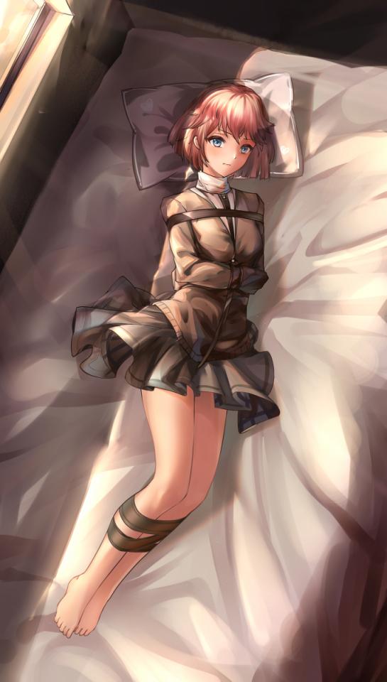 动漫拘束捆绑堵嘴 [Japanese Anime,England student uniform,Strait jacket]