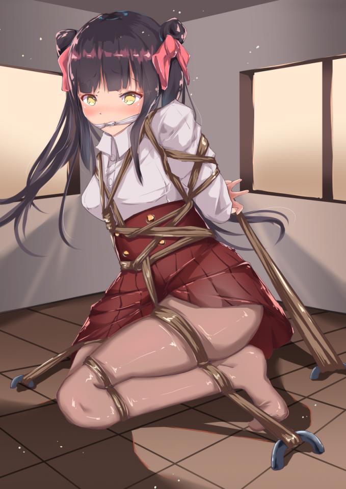 动漫捆绑 [堵嘴,肉丝,日本动漫,职业（巫女）]