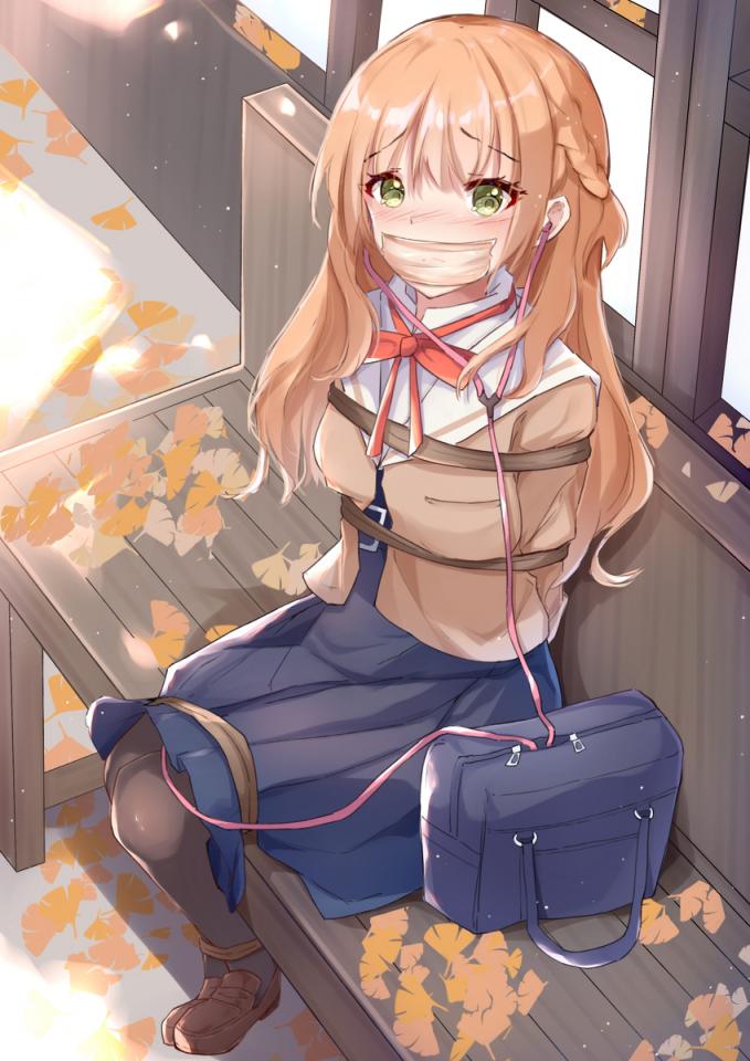 动漫捆绑 [丝袜,学生（水手服）,堵嘴,日本动漫,跳蛋]