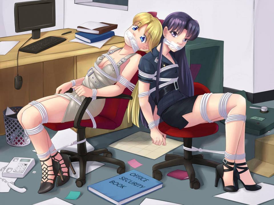 美少女战士捆绑美图 [堵嘴,日本动漫,火野丽,爱野美奈子,国产动漫,椅子拘束（绳子）]