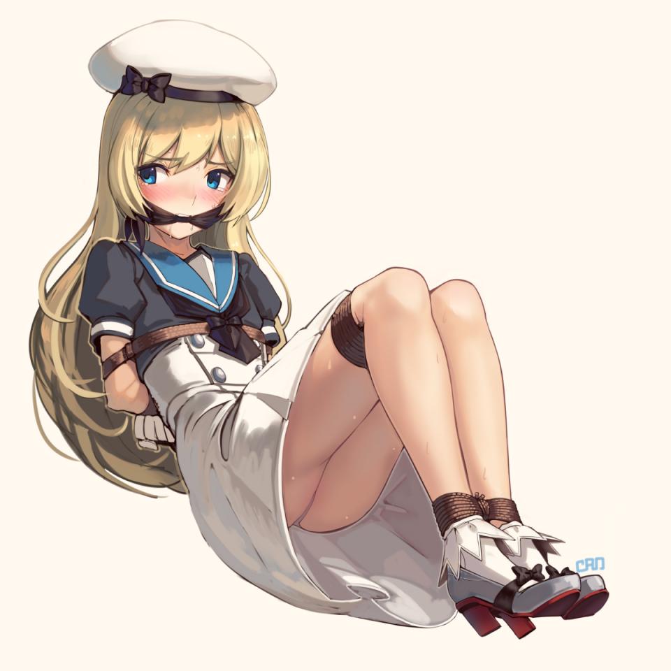 动漫捆绑 [Gag,High heel,Japanese Anime,White lace]
