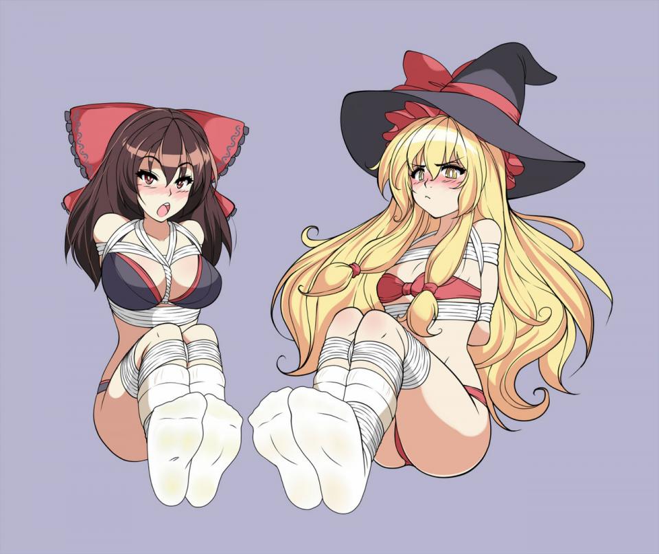 Fanart Pack 6 - https://jamorbital.gumroad.com/?sort=newest#zqgAH [日式反绑,驷马（俯卧）,堵嘴,蟹缚,眼罩/蒙眼,胶带]