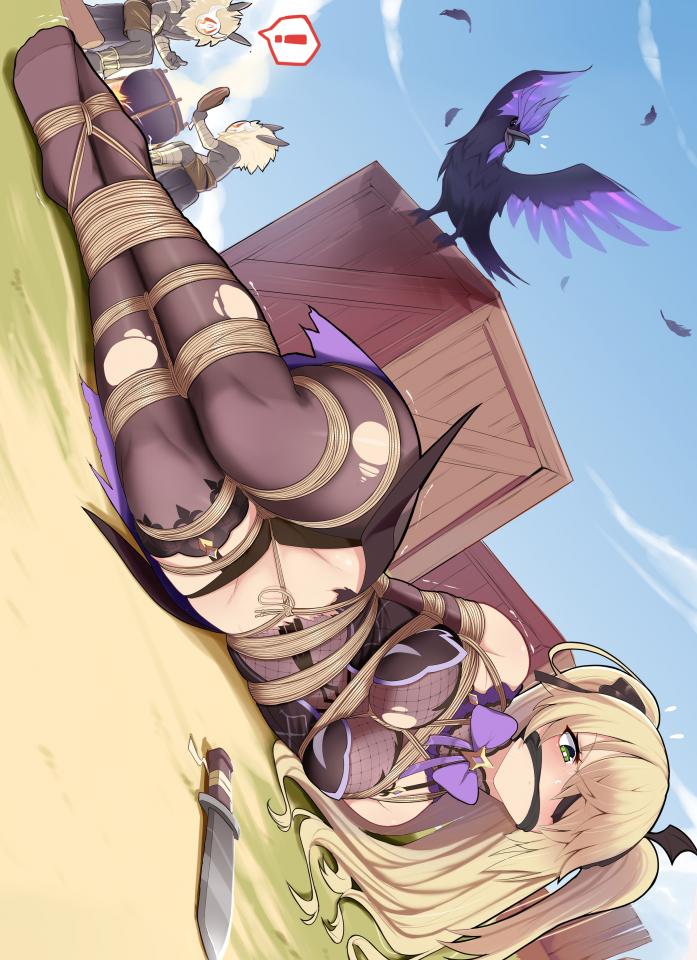 TIE UP OF cute DiD and bondage pin-ups &amp; FZ - 自购网址：https://www.patreon.com/bagelbombed/posts 子网址：https://www.patreon.com/bagelbombed/posts?filters[tag]=Poll%20winner 备选子网址：https://www.patreon.com/bagelbombed/posts?filters[tag]=bonus%20pic [Fischl]