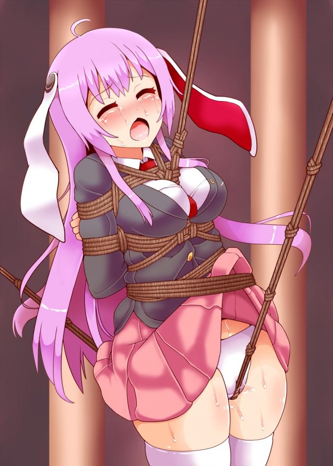  [Boxtie,Breast bondage,Bound arms behind,Rope Walking]