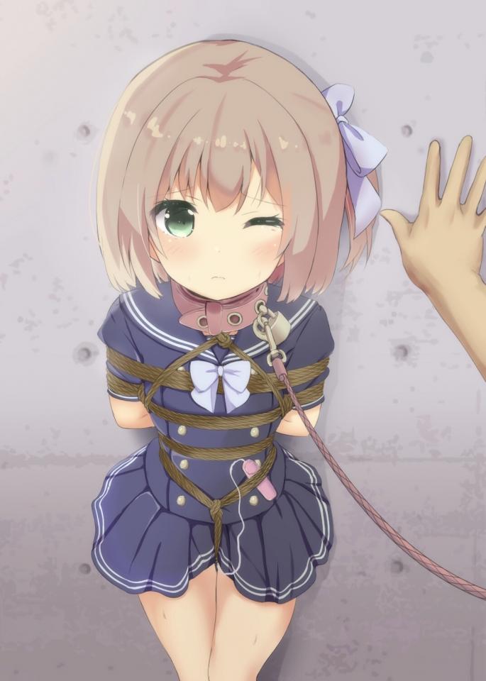 うちの子とお散歩中(ローター付き)  of はむた - 网址：https://www.fanbox.cc/@hamuta     子网址：https://www.fanbox.cc/@hamuta/posts [日式反绑,学生（水手服）,龟甲缚,胸缚,日本动漫,学生（英式领结）,狗链/项圈,跳蛋]