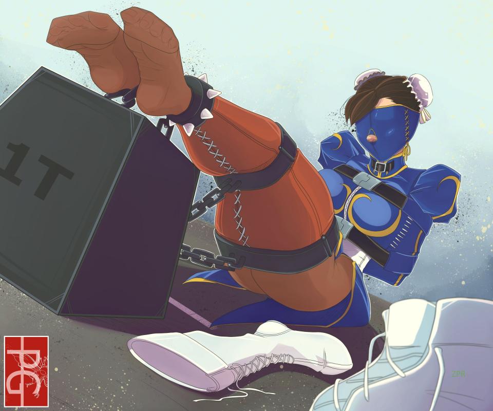 Pulling Her Weight ft. Chun-Li - https://www.patreon.com/posts/pulling-her-ft-52237412   前三张预览 [民族（旗袍）,丝袜,堵嘴,胸缚,春丽（经典版）,眼罩/蒙眼,锁链,皮带,kigurumi]