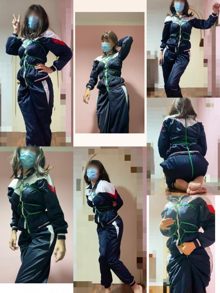 学生色气满满的校服捆绑（87p） - （伪娘 不喜勿喷）校服穿起来好舒服呀 [龟甲缚,学生（中式校服夹克）,伪娘]
