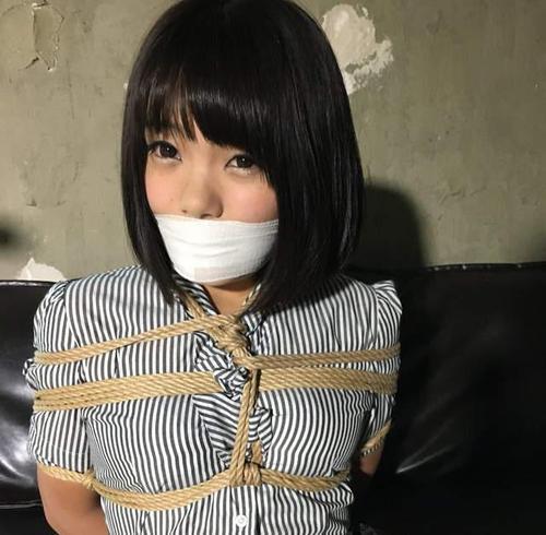 丰满紧缚 [Boxtie,Gag,Japanese Female,Breast bondage,Bound arms behind]