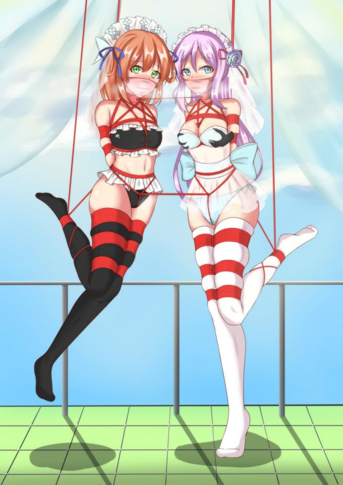 很多女生168 - 非常好看的 [职业（女仆）,堵嘴,胸缚,日本动漫,百合女同]