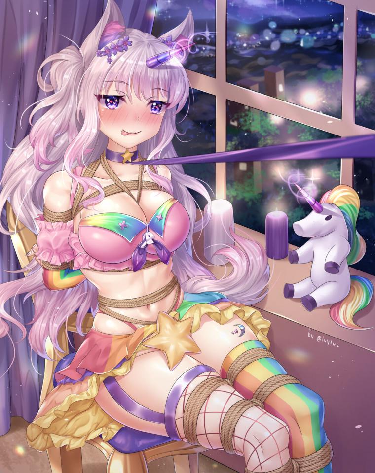 很多女生174 - 非常好看的 [猫耳,胸缚,内衣秀,狗链/项圈]
